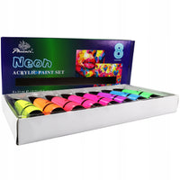 Sada 8 akrylových farieb Phoenix neón 8 x 21 ml
