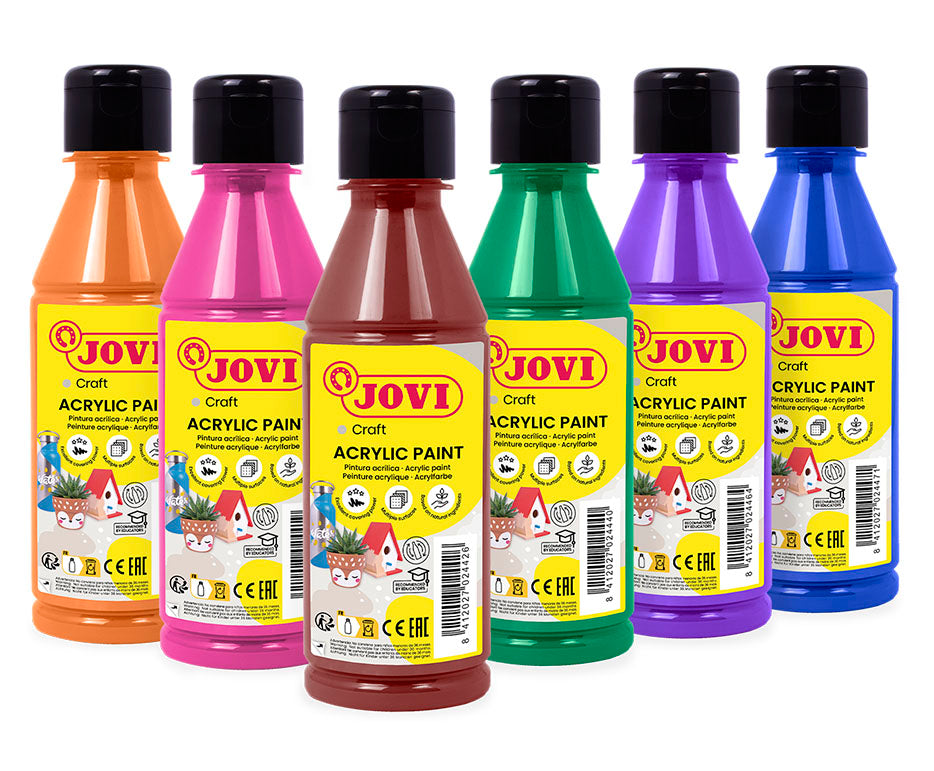 Sada akrylových farieb JOVI Jovidecor 6 x 250 ml – variant B