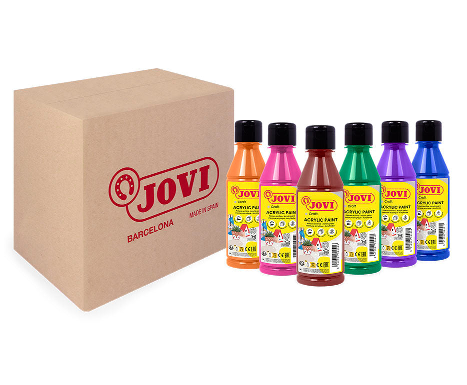 Sada akrylových farieb JOVI Jovidecor 6 x 250 ml – variant B