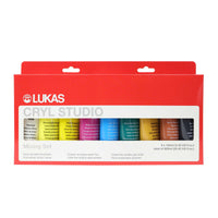 Sada akrylových farieb LUKAS Cryl Studio 9 x 100 ml – 2