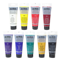 Sada akrylových farieb LUKAS Cryl Studio 9 x 100 ml