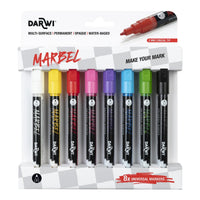 Sada akrylových fixiek DARWI Marbel 2 mm Bright