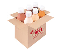Sada detských farieb JOVI Premium tekutá tempera 6 x 250 ml telové odtiene
