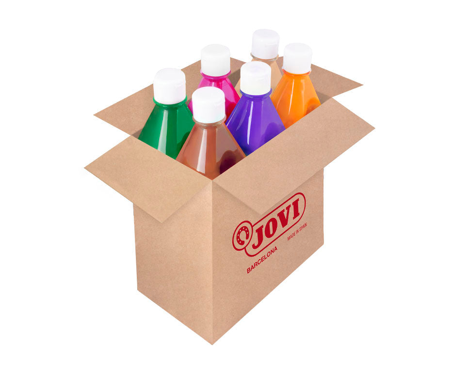 Sada detských farieb JOVI Premium tekutá tempera 6 x 500 ml – variant B