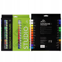Sada gvašových farieb Phoenix, 12 – 24 × 12 ml