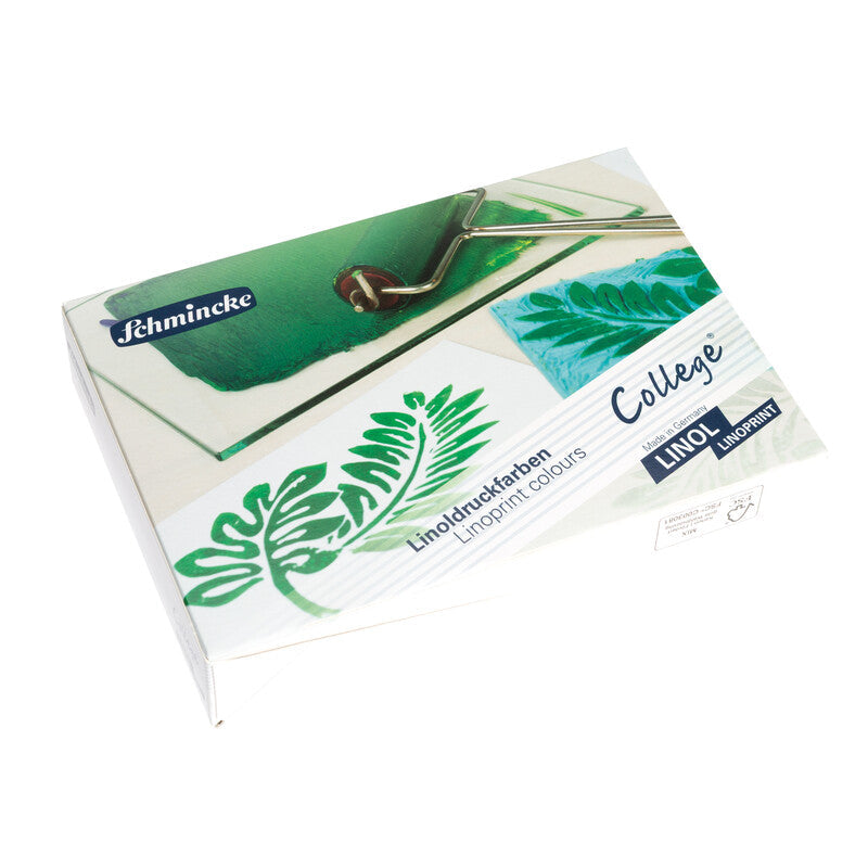 Sada linorytových farieb Schmincke College Linol, 5 x 75 ml, základné farby