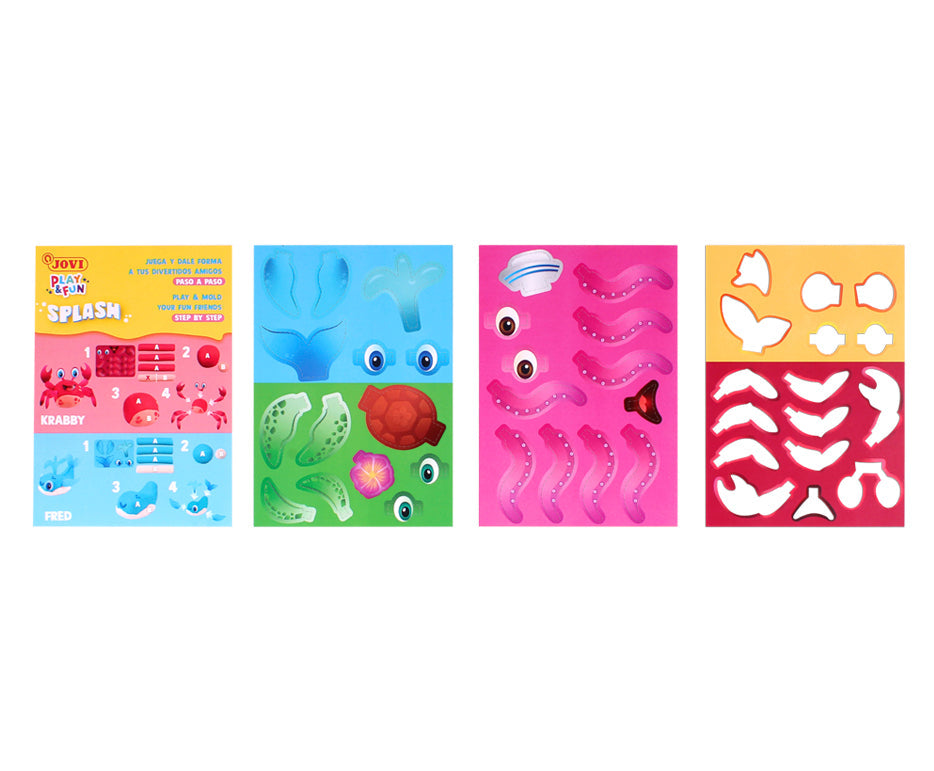 Sada modelovacích hmôt JOVI Play&Fun Splash 360 g v kufríku