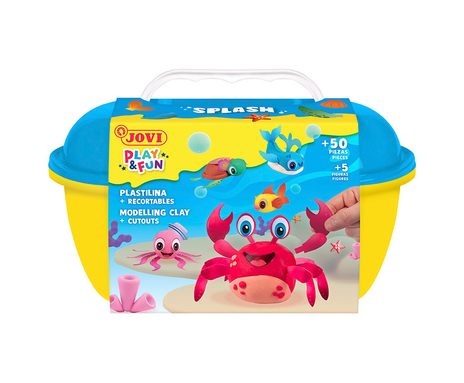 Sada modelovacích hmôt JOVI Play&Fun Splash 360 g v kufríku