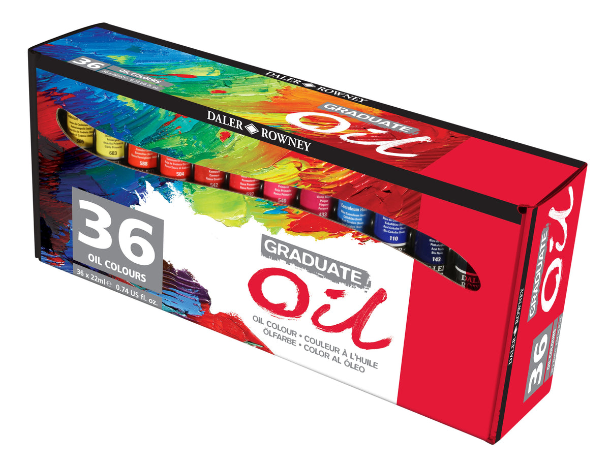 Sada olejových farieb DALER ROWNEY Graduate 36 x 22 ml