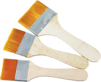 Set de 3 pinceaux plats Pentart, n° 6, 8 et 10