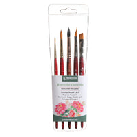 Sada štetcov Princeton Watercolor Floral – 5-dielna