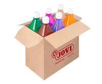 Sada tekutých temperových farieb JOVI Premium 6 x 1000 ml – variant B