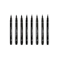 Sada UNI PIN popisovačov fineliner Draw and Sketch 8 ks — obrázok 1