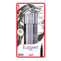Sada UNI PIN popisovačov fineliner Elegant Tones 5 ks — obrázok 5