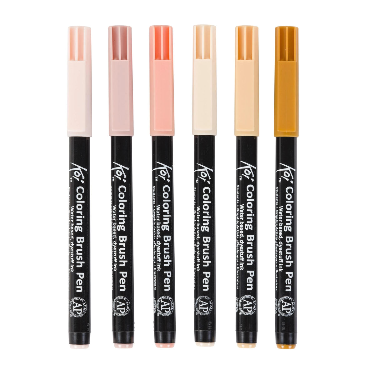SAKURA akvarelové štetcové fixky Koi Coloring Brush Manga