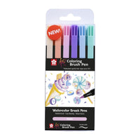 Sakura Koi Coloring Brush Pen akvarelové štetcové fixky - sada 6 ks Sweets