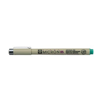 Sakura Pigma Micron 05 fineliner 0,45 mm – sada 6 farieb – Zelená