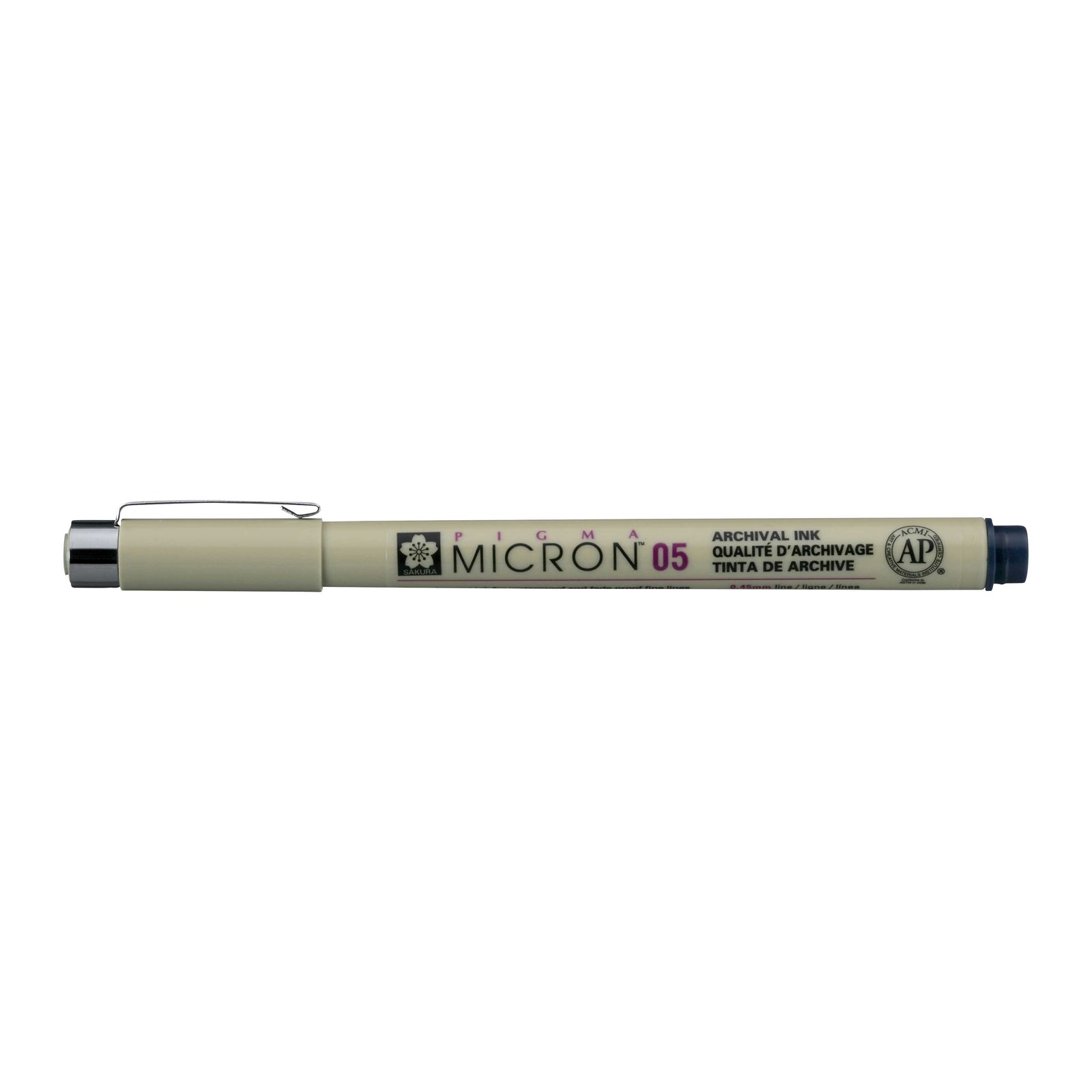 Sakura Pigma Micron 05 fineliner 0,45 mm – sada 6 farieb – Fialová