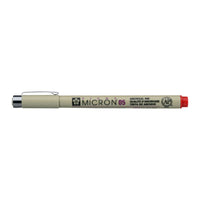 Sakura Pigma Micron 05 fineliner 0,45 mm – sada 6 farieb – Červená