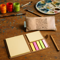 Samolepiaci poznámkový blok s potlačou ARTMIE  10.8 x 8 x 1 cm — obrázok 4