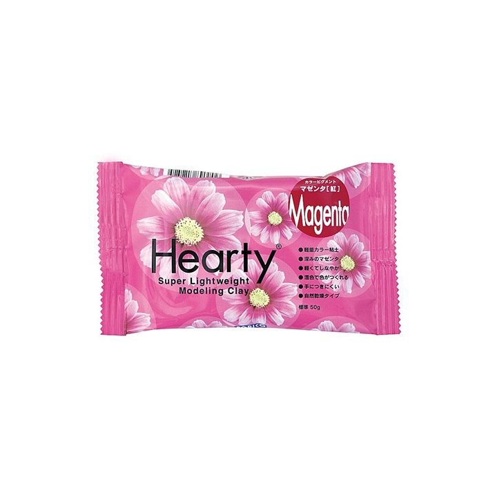 Samotvrdnúca hmota ultraľahká Hearty Padico 50 g – magenta