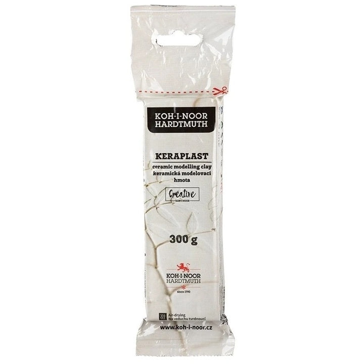 Samotvrdnúca modelovacia hmota KOH-I-NOOR Keraplast 300 g – Biela