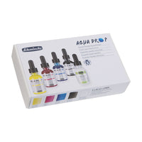 Schmincke AQUA DROP sada v kartónovom obale, 5 x 30 ml (primárne farby) + krycia biela