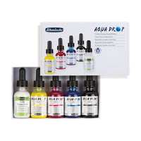 Schmincke AQUA DROP sada v kartónovom obale, 5 x 30 ml (primárne farby) + krycia biela