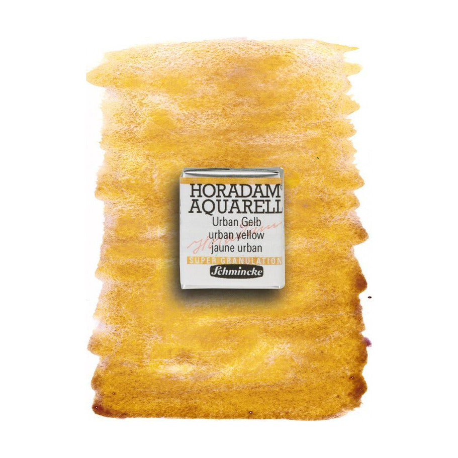 Schmincke Horadam akvarelová farba v polovičnej panvičke – Urban yellow