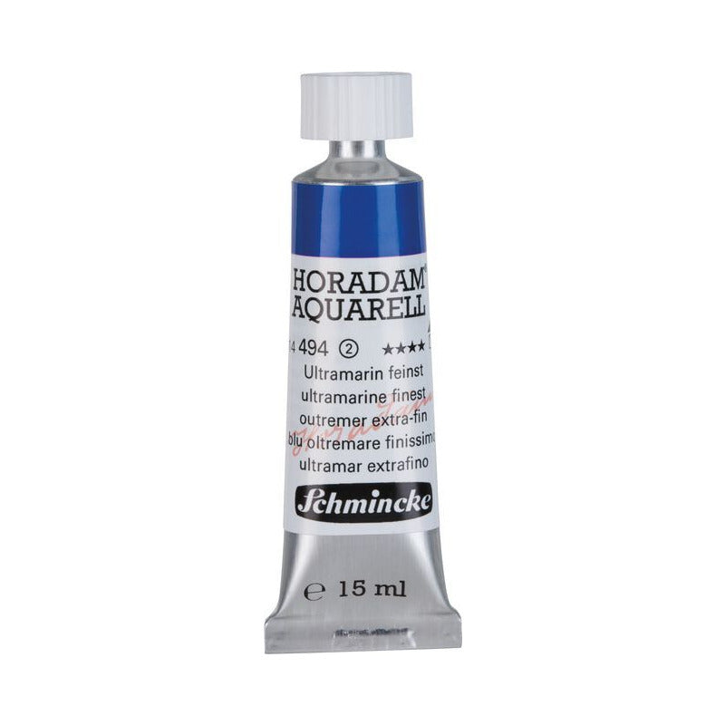 Schmincke Horadam akvarelová farba v tube 15 ml - Onetz – 494 Ultramarín najjemnejší
