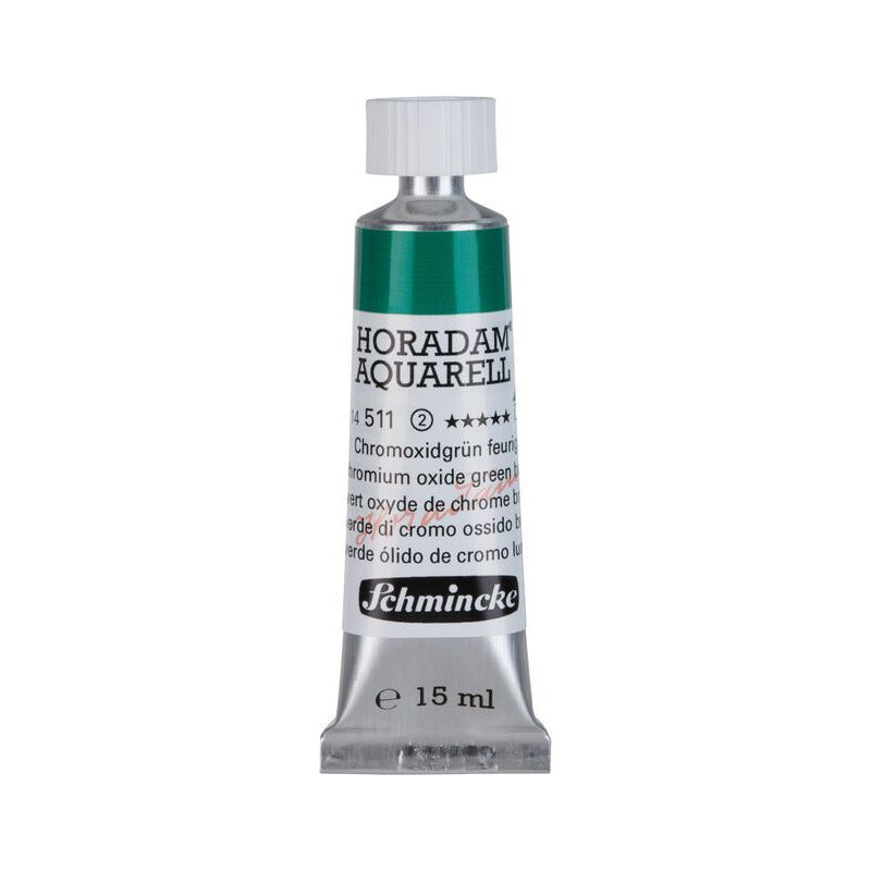 Schmincke Horadam akvarelová farba v tube 15 ml - Onetz – 511 Oxid chrómu zelený brilantný