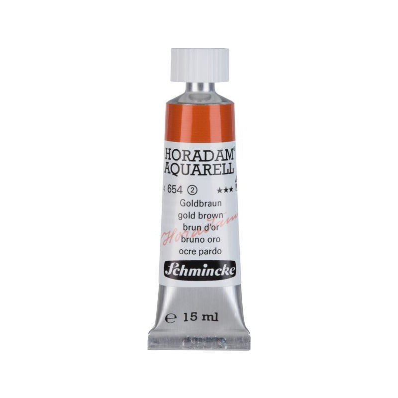 Schmincke Horadam akvarelová farba v tube 15 ml - Onetz – 654 Zlatohnedá