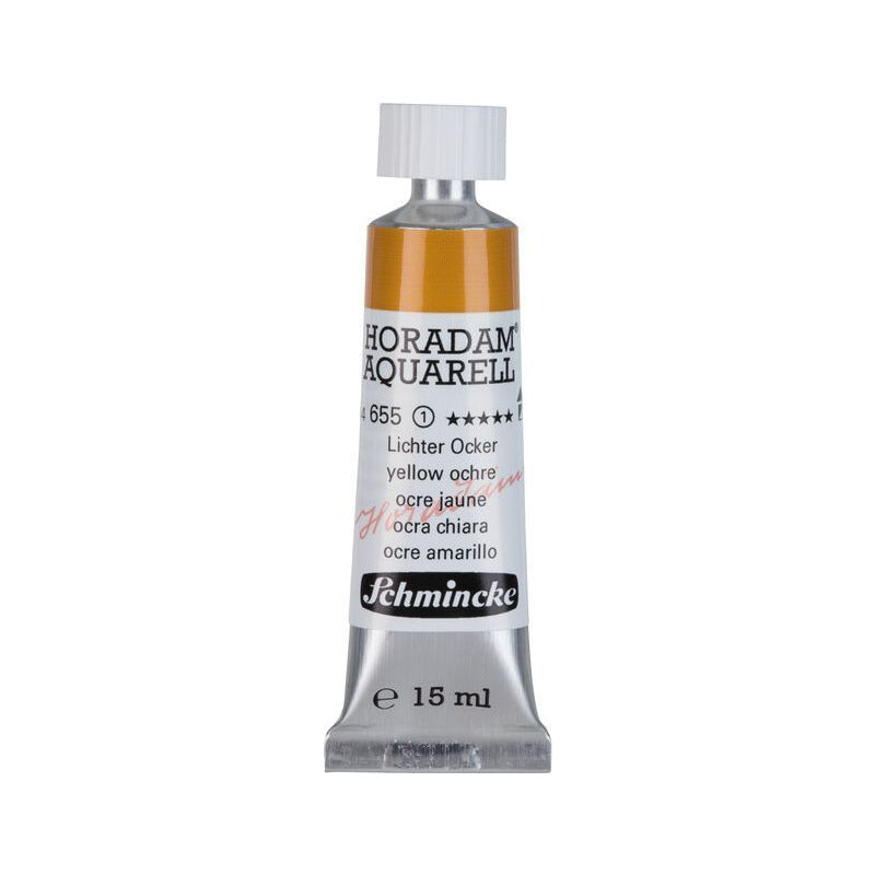 Schmincke Horadam akvarelová farba v tube 15 ml - Onetz – 655 Žltý oker