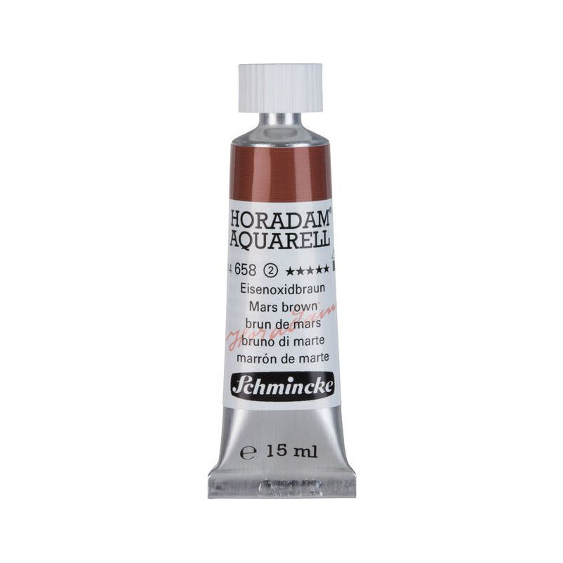 Schmincke Horadam akvarelová farba v tube 15 ml - Onetz – 658 Marsová hnedá