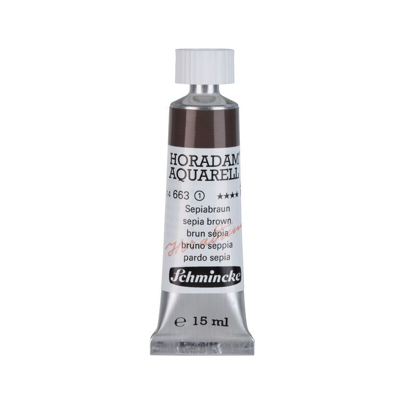 Schmincke Horadam akvarelová farba v tube 15 ml - Onetz – 663 Sépiová hnedá