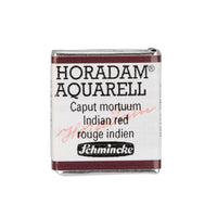 Schmincke Horadam akvarelové farby v polovičnej panvičke – 645 Indian red