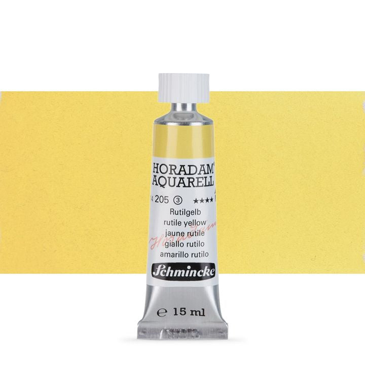 Schmincke Horadam akvarelové farby v tube 5 ml – 205 rutile žltá