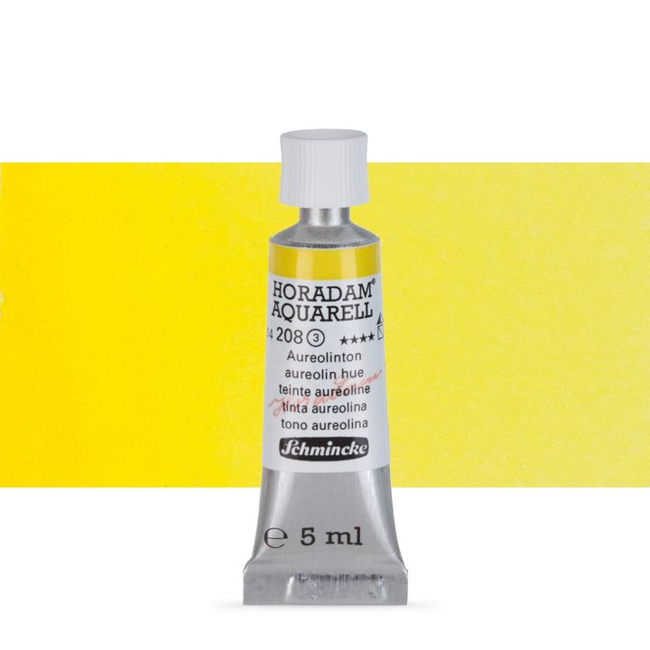 Schmincke Horadam akvarelové farby v tube 5 ml – 208 aureolin hue