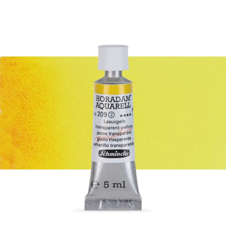 Schmincke Horadam akvarelové farby v tube 5 ml – 209 transparentná žltá