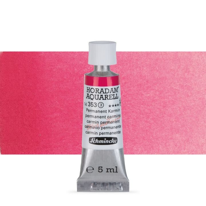 Schmincke HORADAM Aquarellfarben in der 5 ml Tube – 353 permanent Karmin