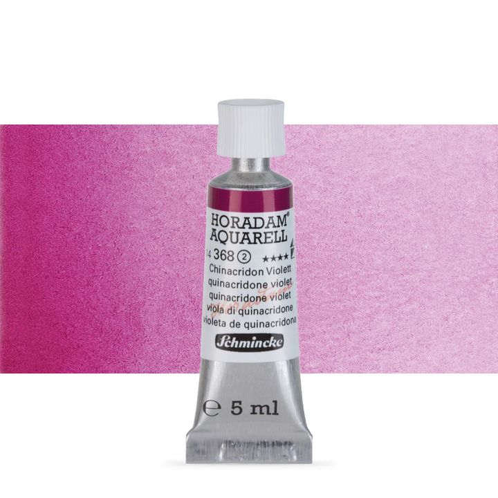 Schmincke HORADAM Aquarellfarben in der 5 ml Tube – 368 quinacridone Violett