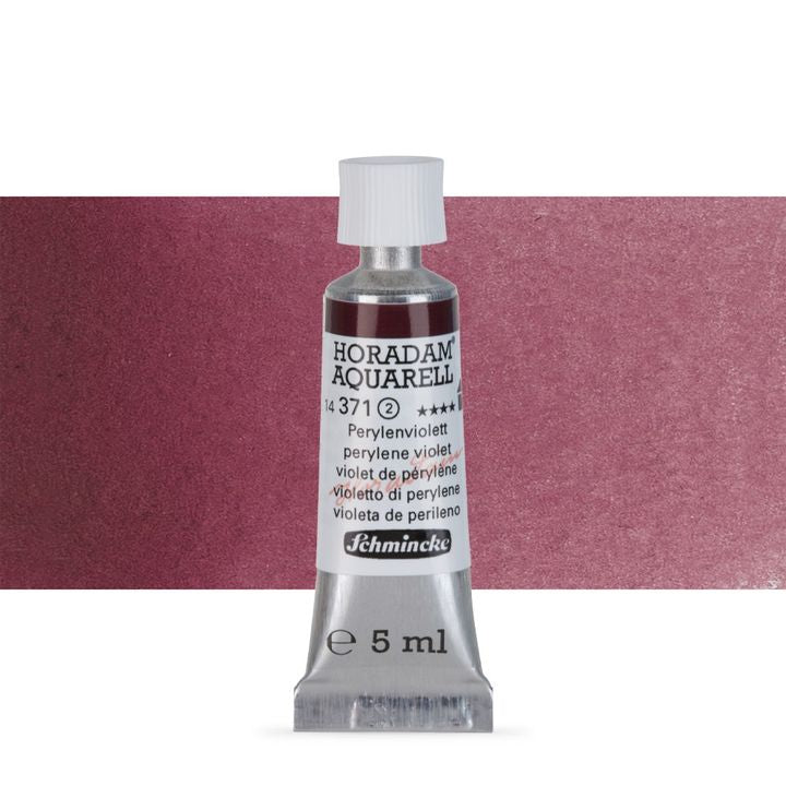 Schmincke HORADAM Aquarellfarben in der 5 ml Tube – 371 Perylenviolett