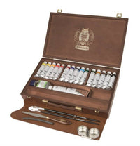 Drevený box Schmincke NORMA Professional, 15 x 35 ml + biela 120 ml