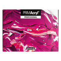 Schmincke PRIMAcryl drevený box s akrylovými farbami 10 x 35 ml + biela 150 ml a štetce