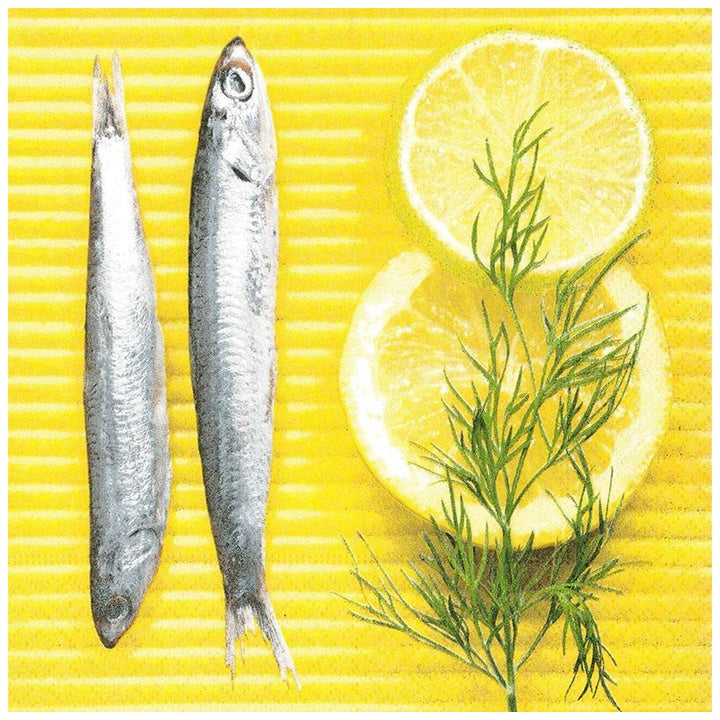 Servítky na dekupáž Fish  – 1 ks