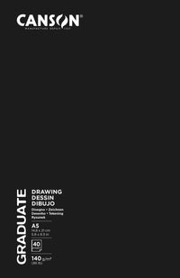 Skicár Canson Graduate Art Book Sketch & Draw 140 g/m², 40 listov, A5, pevná väzba