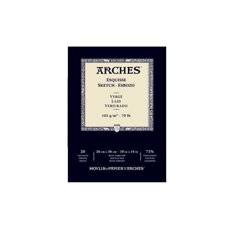 Skicovací blok ARCHES Sketch 105 g/m² 23 × 26 cm - 20 listov