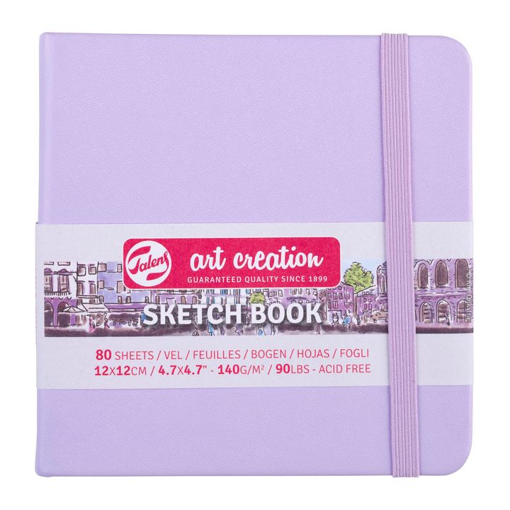 Skicovací blok Art Creation 12 x 12 cm – Pastel fialová