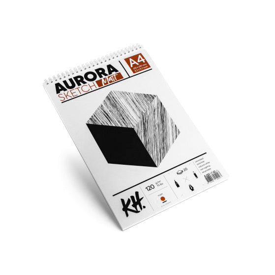 Skicovací blok AURORA matt [120g] – 20 listový | rôzne formáty — obrázok 2