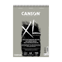 Skicovací blok CANSON XL Touch sivý 160 g/m² A4 – A3 - 40 listov